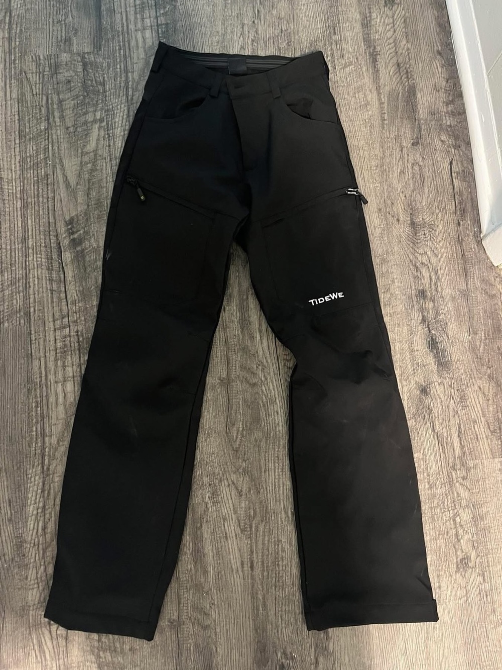 Tidewe Women's Black Straight Leg Pants